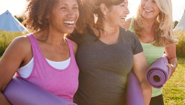 A happy group of women in their 40s